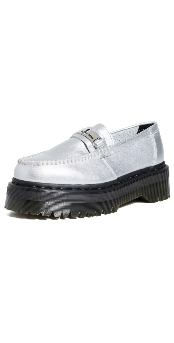 Dr. Martens Pentan Quad Loafers Silver Metallic