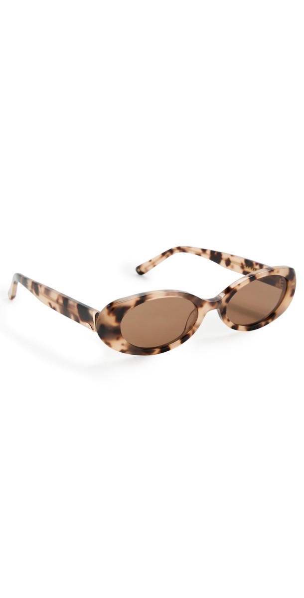 Luv Lou The Morgan Sunglasses Cream Tort