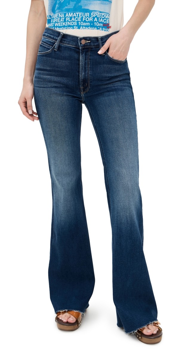 MOTHER The Doozy Fray Jeans Scorchin Hot