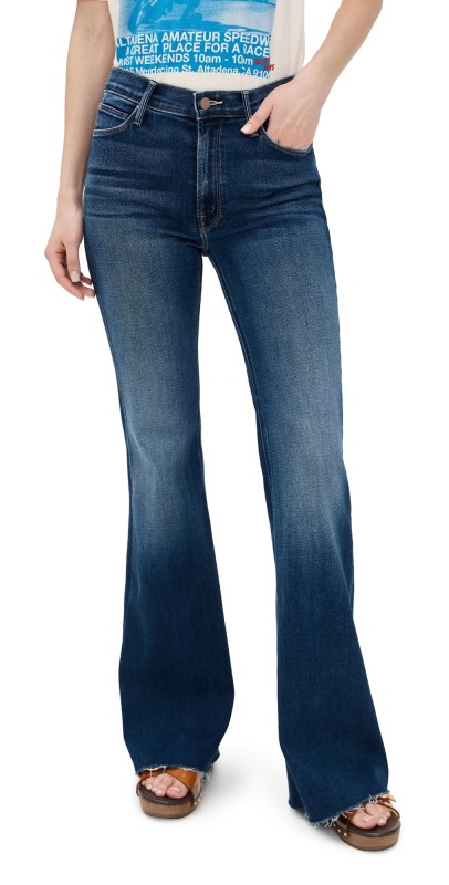 MOTHER The Doozy Fray Jeans Scorchin Hot