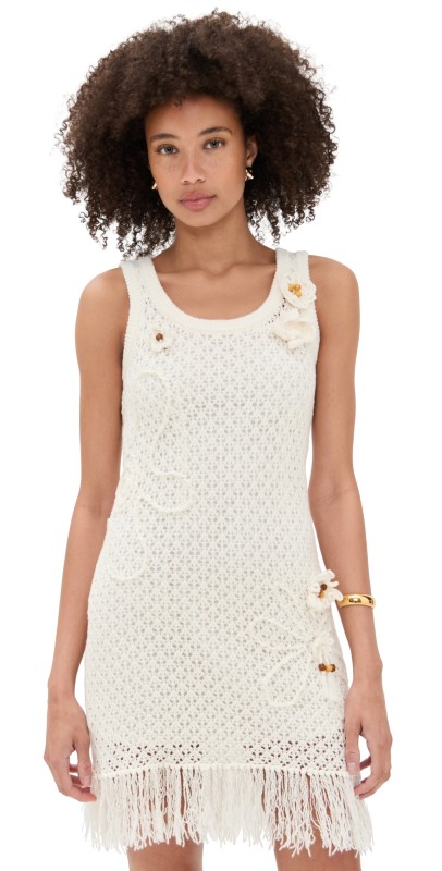 Lingua Franca Karla Dress Ivory