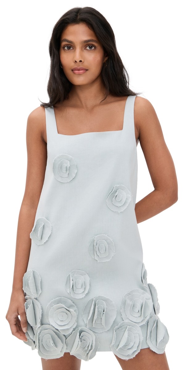 ALEXIS Astor Dress Mist Blue