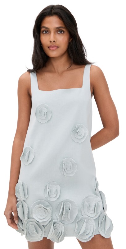 ALEXIS Astor Dress Mist Blue
