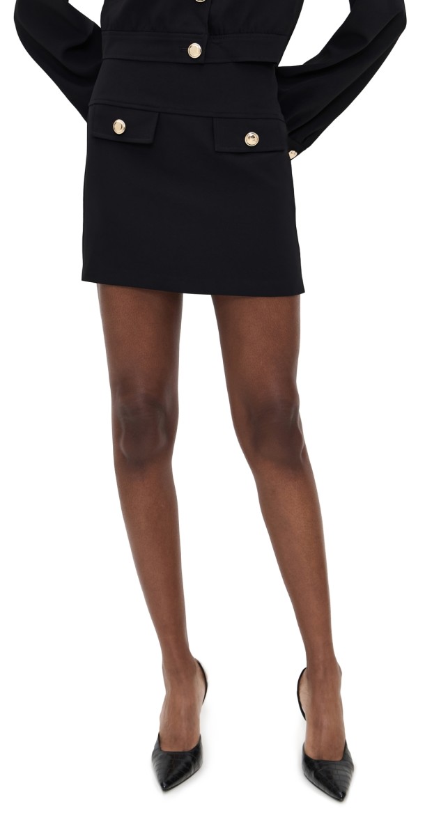 Amanda Uprichard Nina Skirt Black