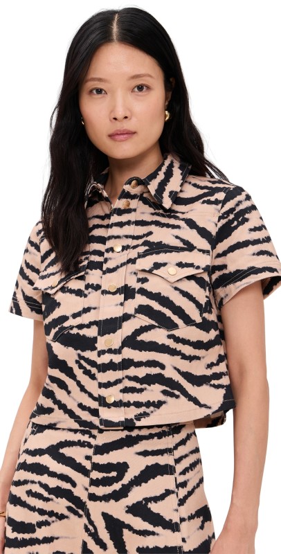 Cara Cara Paro Top Zebra Blush