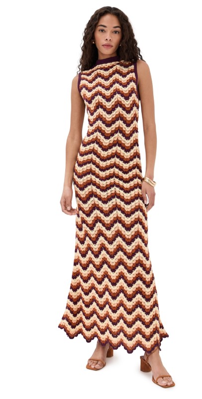 ESCVDO Amazonas Maxi Dress Terracota