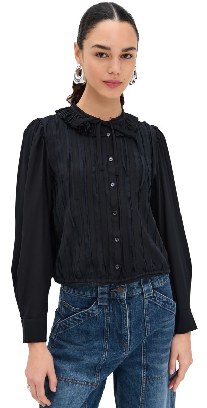 Ulla Johnson Karla Blouse Noir