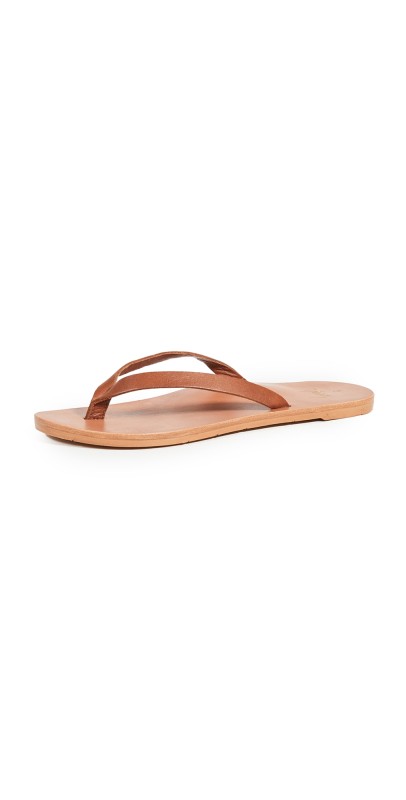beek Seabird Flip Flops Tan