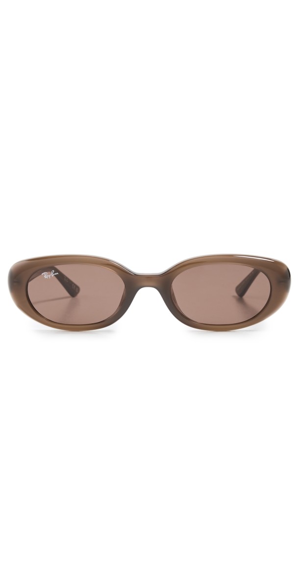 Ray-Ban 0RB4441D Oval Sunglasses Opal Brow