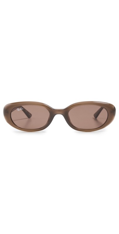 Ray-Ban 0RB4441D Oval Sunglasses Opal Brow