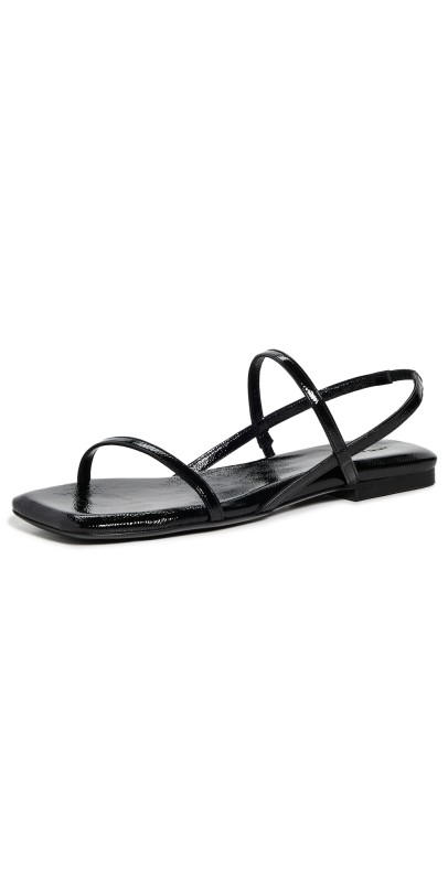 ANINE BING Hilda Flat Sandals Black