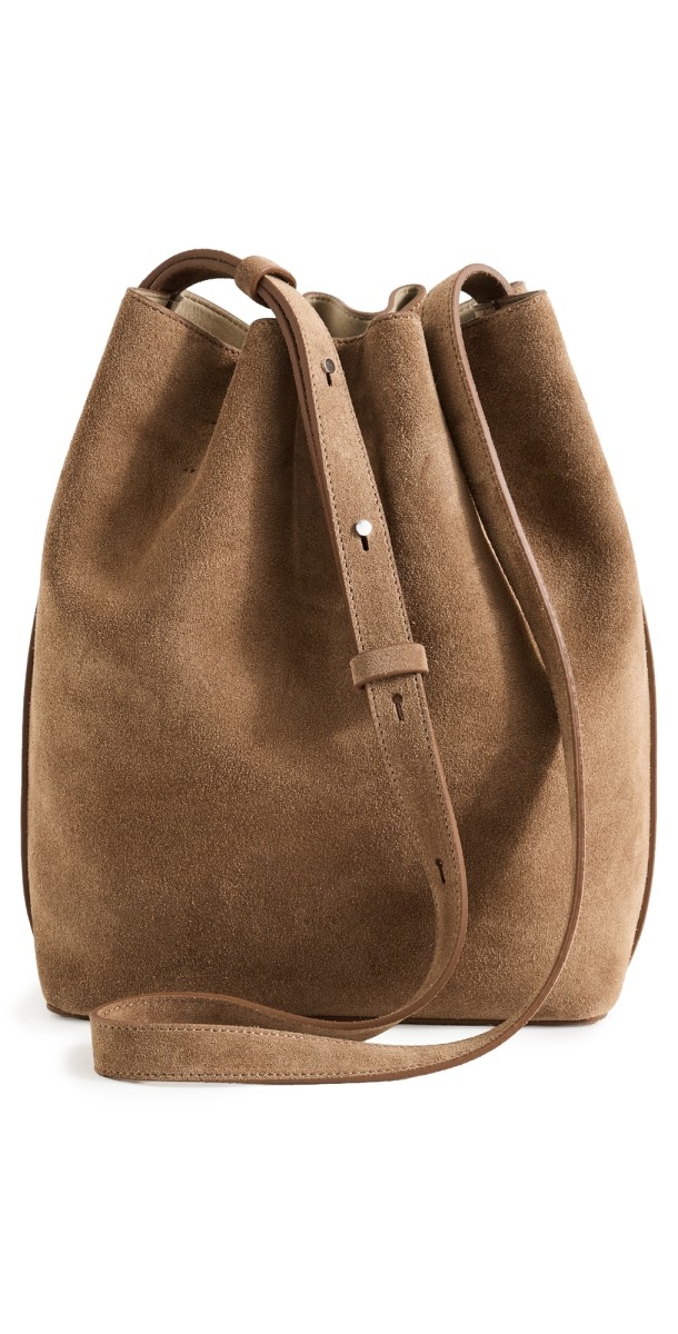 AESTHER EKME Marin Supple Medium Bucket Bag 237 Suede Dat
