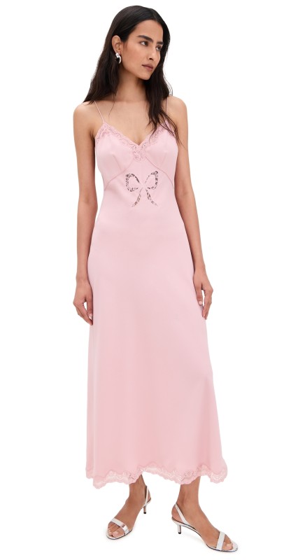 LoveShackFancy Manuela Dress Quartz Pink