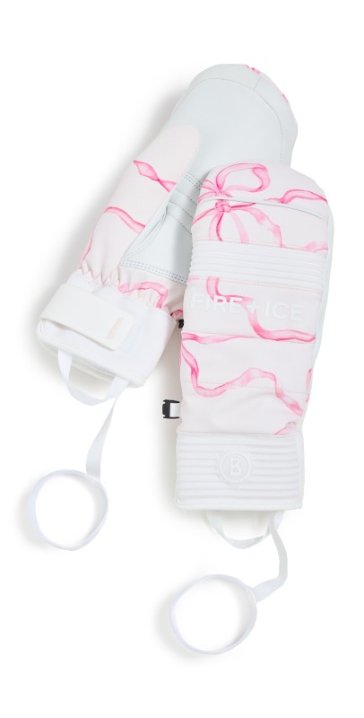 Bogner Fire+Ice Bogner Fire + Ice x LoveShackFancy Mittens Hot Pink