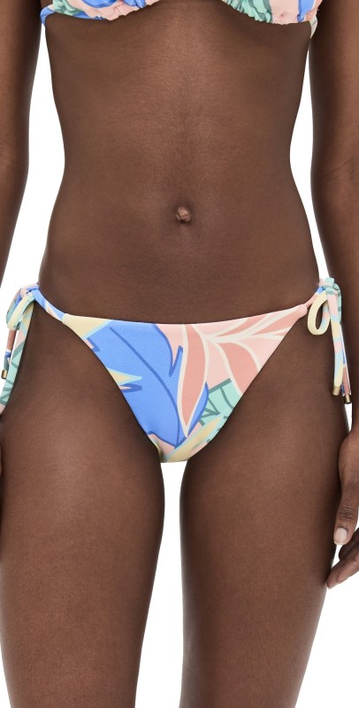 Vitamin A Elle Tie Side Bikini Bottoms Retro Jungle