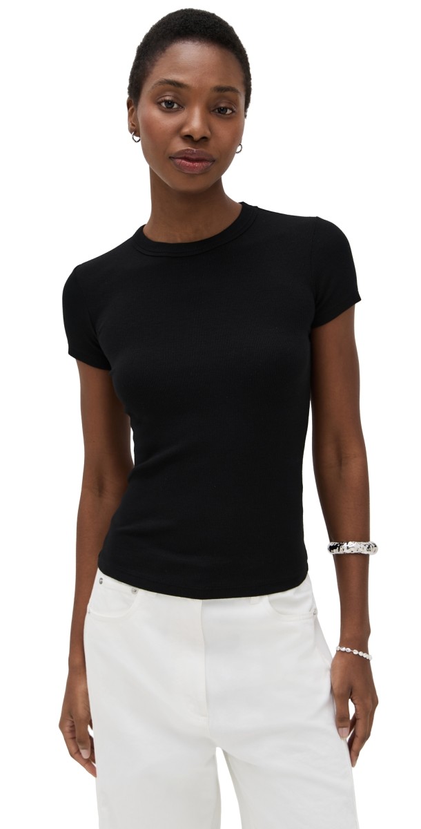 Cotton Citizen Verona Tee Jet Black