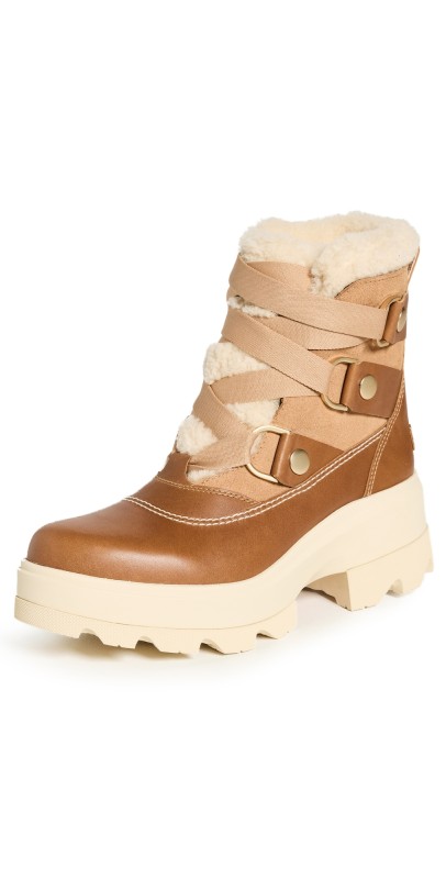 Sorel Joan Cozy Boots Tawny Buff/Honey White