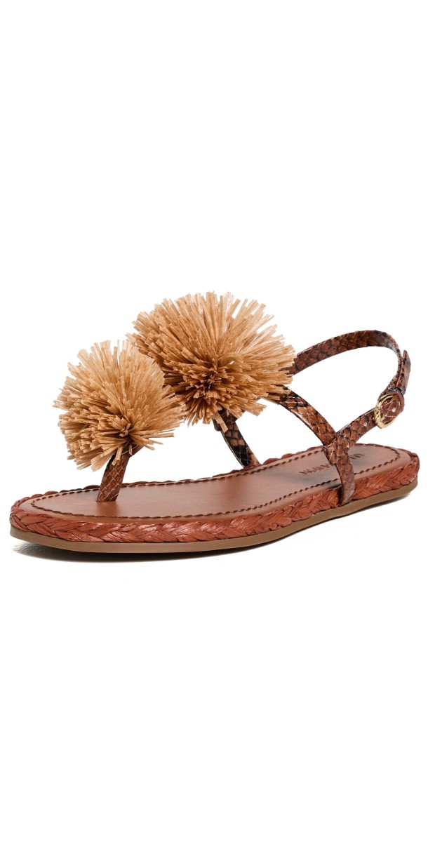 Ulla Johnson Ingrid Espadrille Sandals Rust Copper