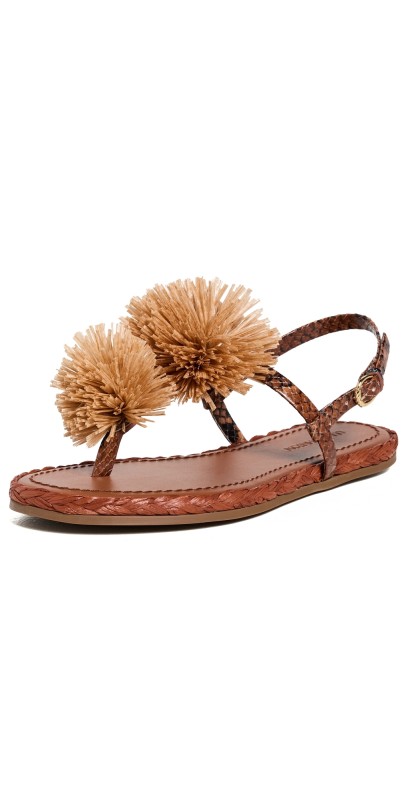 Ulla Johnson Ingrid Espadrille Sandals Rust Copper