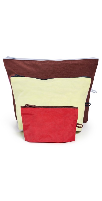 BAGGU Go Pouch Set Kaleidoscope Mix Kaleidoscope Mix