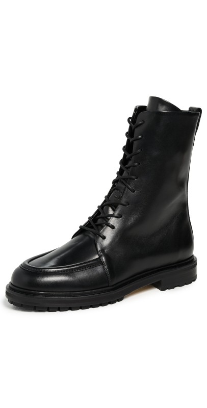 AEYDE Tate Calf Leather Boots Black