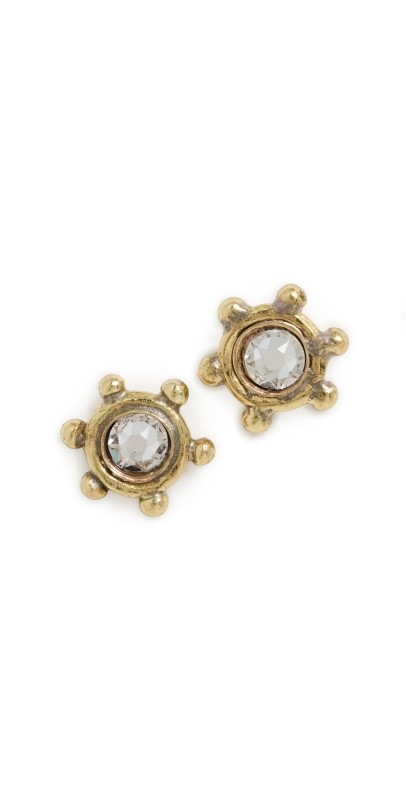 Ulla Johnson Kavi Crystal Mix Studs Crystal