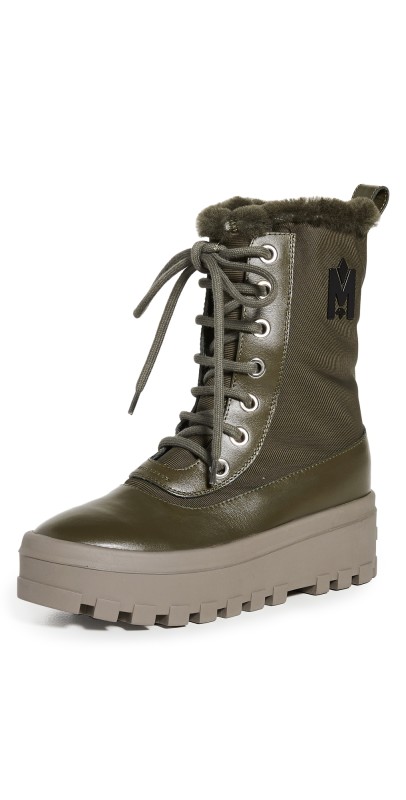 Mackage Lug Sole Boots Army