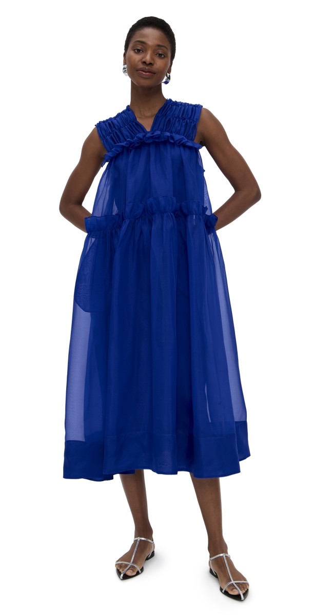 Lee Mathews Lois Dress Cobalt