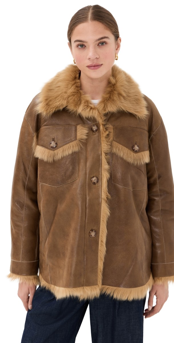 TWP Aspen Bomber Jacket Toasted Coconut