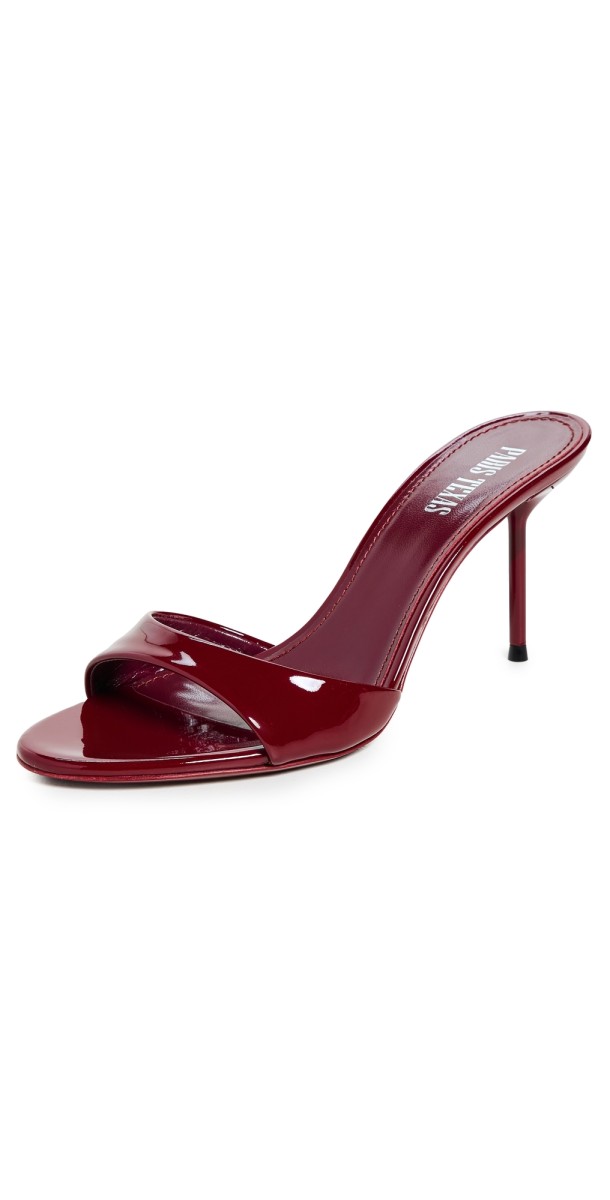 Paris Texas Lidia Mules 70mm Rouge Noir
