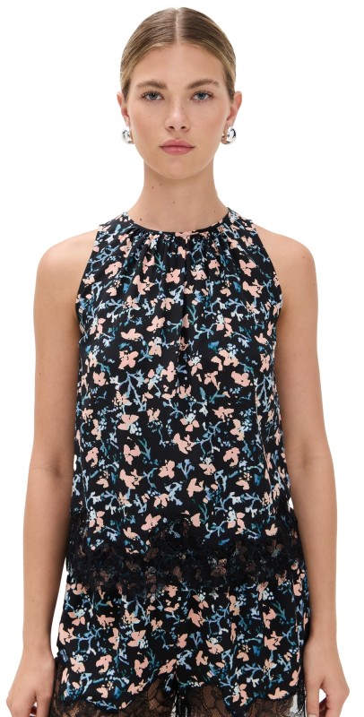 Ulla Johnson Sierra Halter Neck Top Nocturne