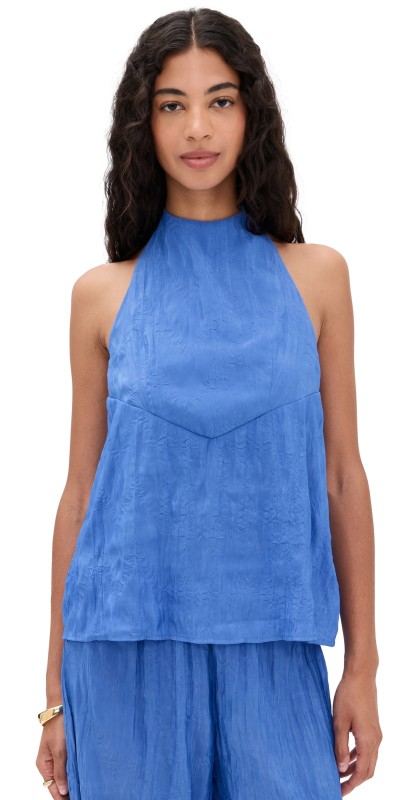 VRG GRL Sierra Cobalt Top Cobalt