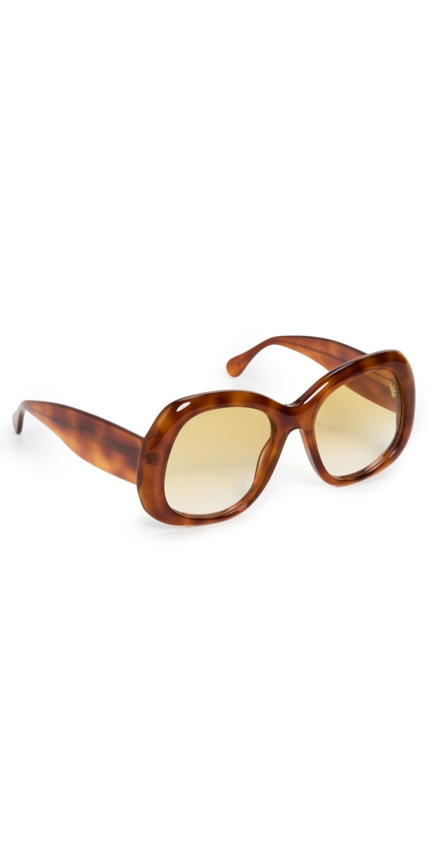 SIMONMILLER SIMONMILLER x Delarge Faro Sunglasses Havana Yellow