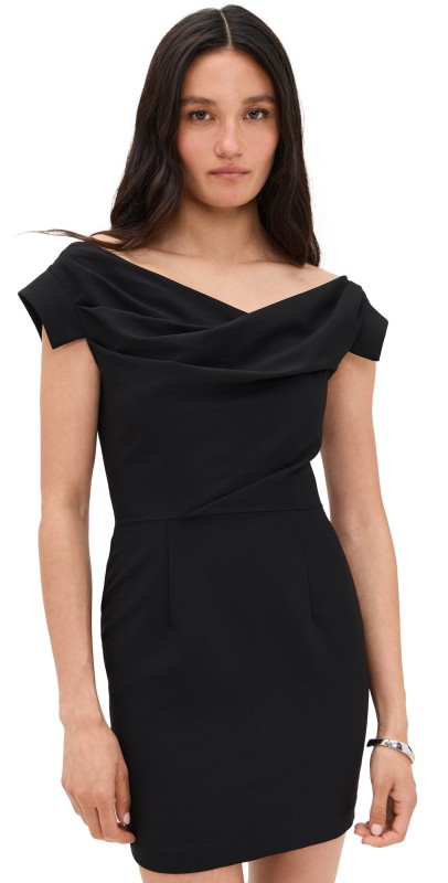 Black Halo Jacqueline Mini Dress Black