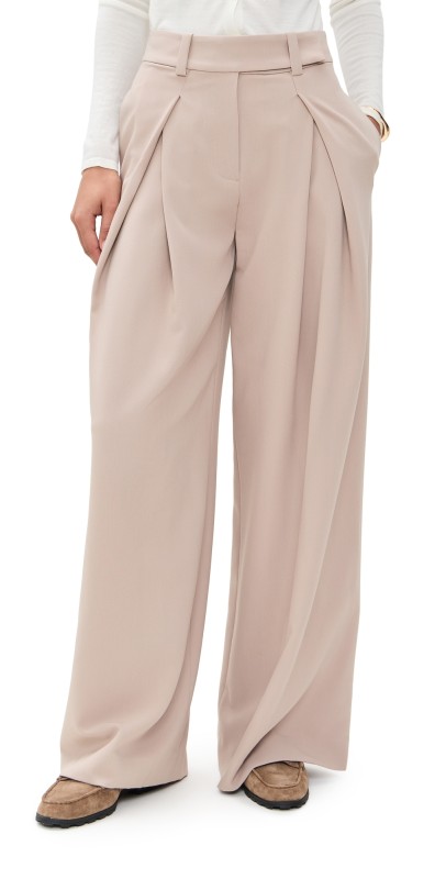 Favorite Daughter Pleats For Days Pants Mocha