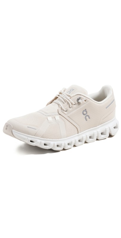 On Cloud 6 Sneakers Pearl/White
