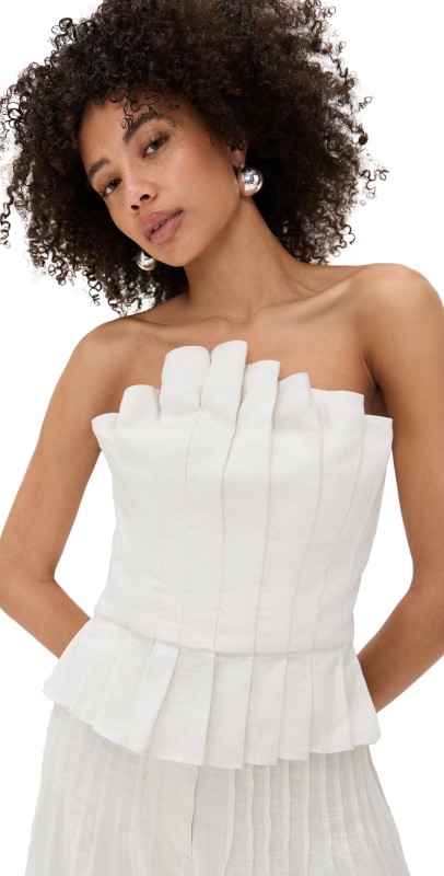 Azulu Nola Top Ivory