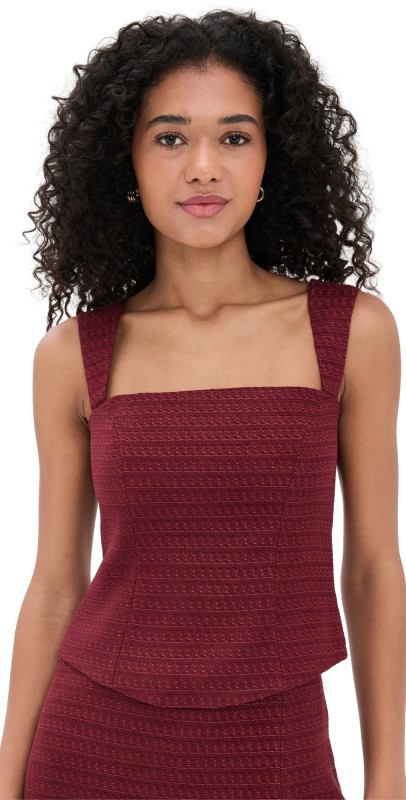 Amanda Uprichard Ceronne Top Russet