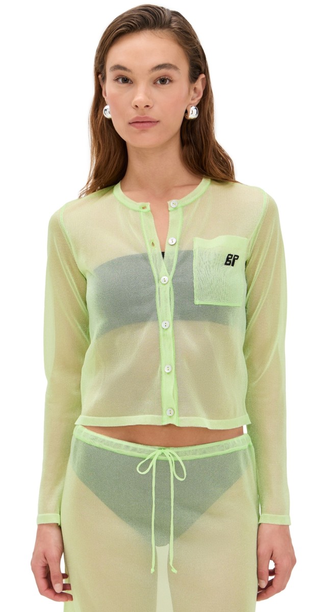 BAUM UND PFERDGARTEN Crisje Cardigan Lettuce Green