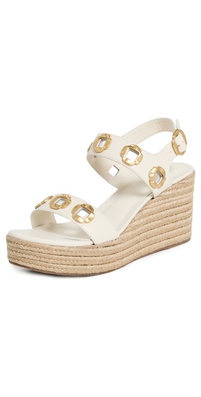 Larroudé Milan Espadrilles Ivory