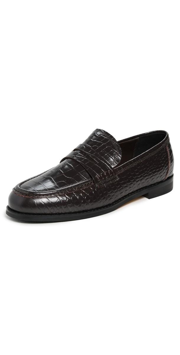 Tony Bianco Zac Loafers Choc Croc