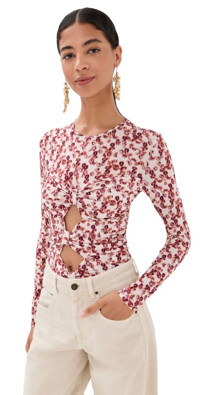 Isabel Marant Gladice Top Garnet
