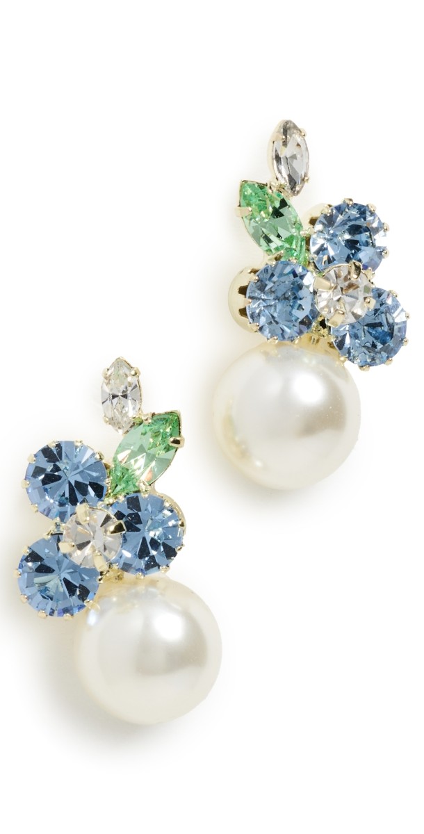 Jennifer Behr Vivi Earrings Bluebell