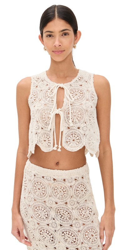 4th & Reckless Laurenne Top Beige