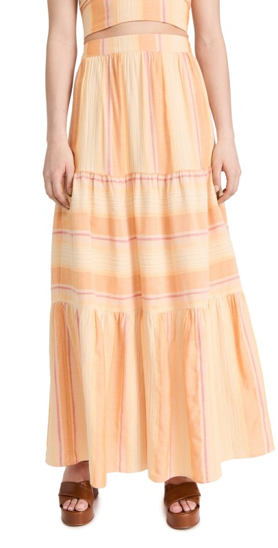 LSPACE Bondi Skirt Cozumel Stripe
