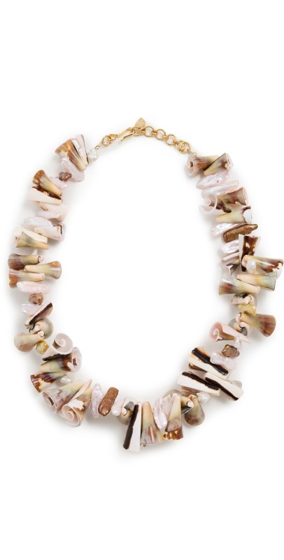 Brinker + Eliza Isa Necklace Shell/Pearl
