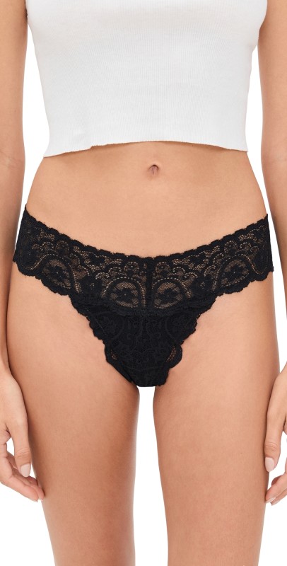 Commando Tulip Tanga Black