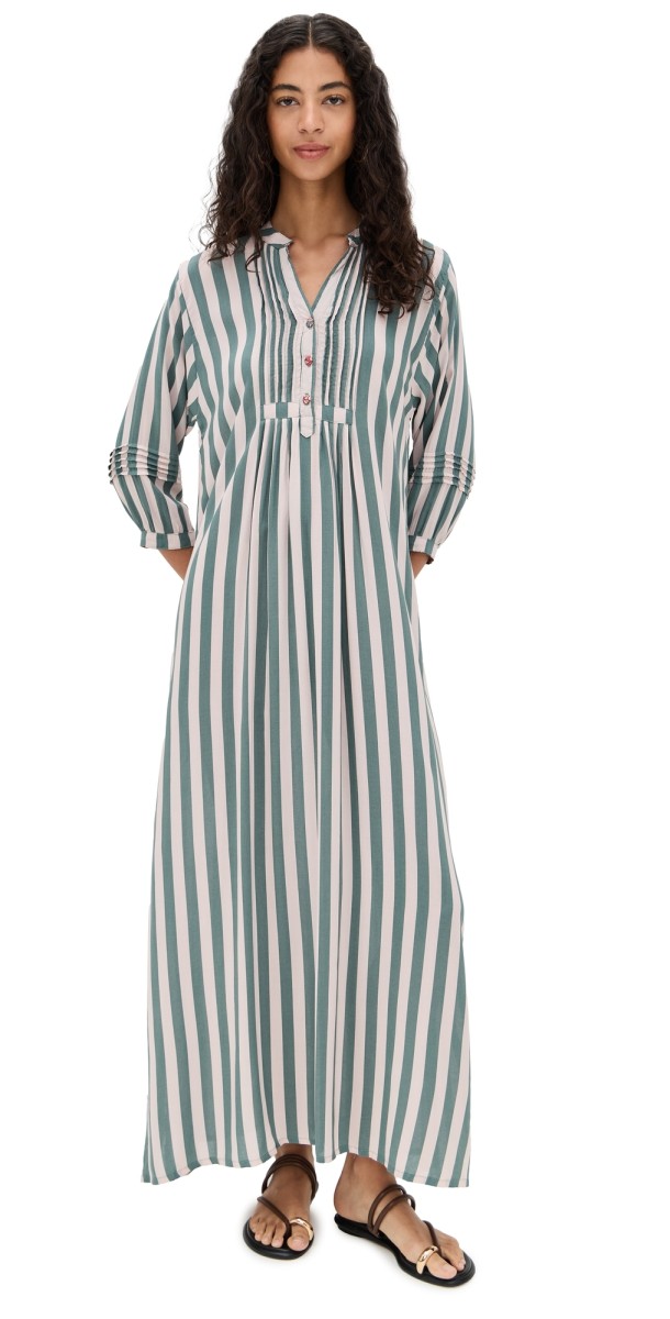 Natalie Martin Collection Sammie Maxi Thick Stripe Jade