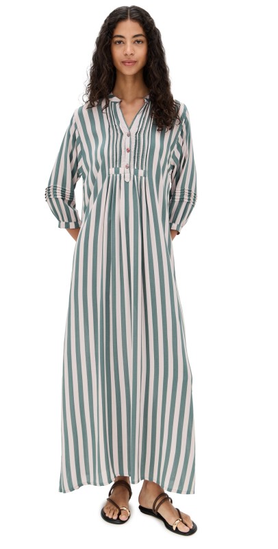 Natalie Martin Collection Sammie Maxi Thick Stripe Jade