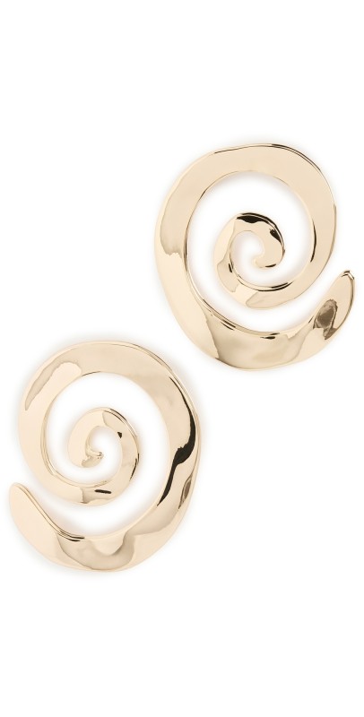 Ettika Aura Swirl Earrings Gold